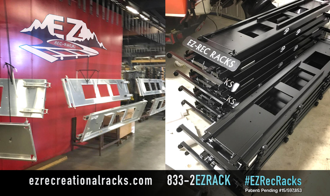 EZ Rack, production, kayak rack, roof rack,  cargo rack, cargo carrier, kayak cradle, kayak carrier