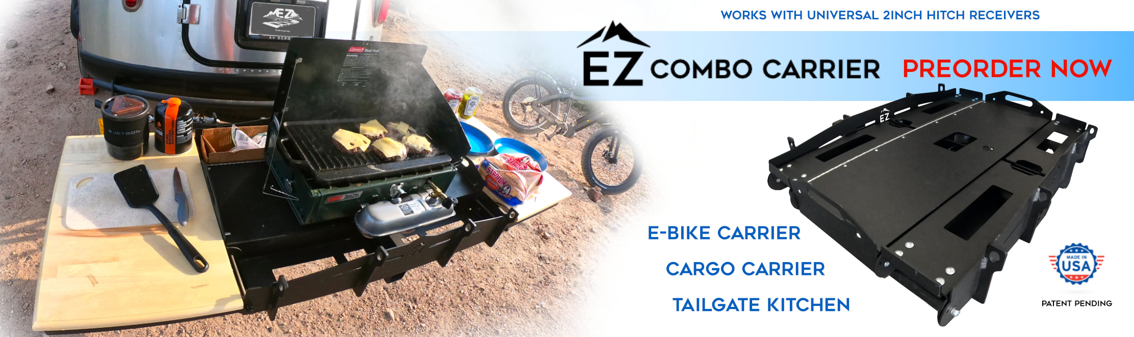 EZ Combo Carrier is the most versatile cargo carrier on the market.