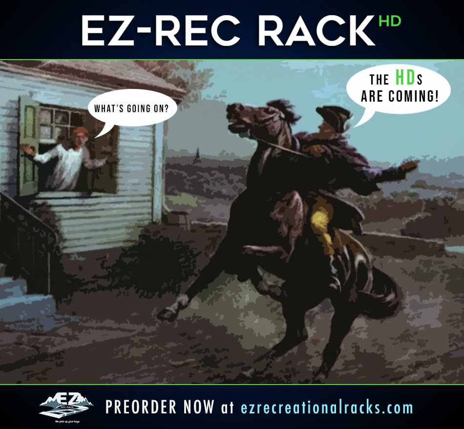 EZRecRack HD, kayaking, rooftop, loader, roof rack, preorder, heavy duty