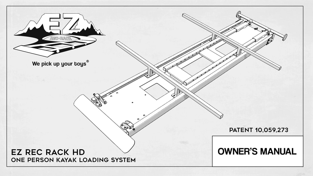 EZ Rec Rack, Kayak Loading System, Manual Download, loader. kayak rack, rack, travel rack, roof rack